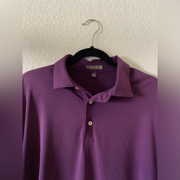Peter Millar Summer Comfort Polo Purple Ombré - Picture 2 of 9